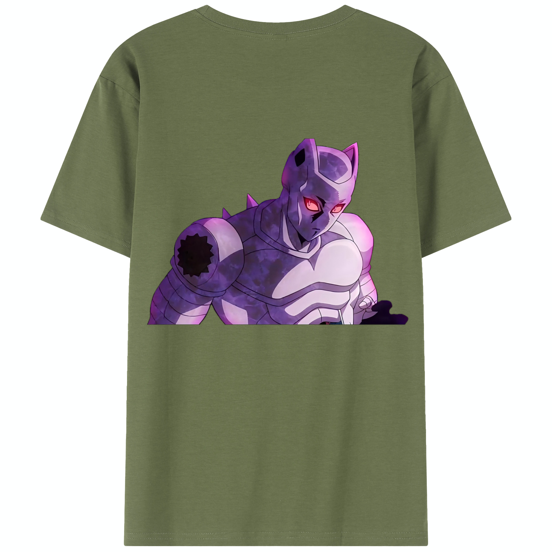 （画像用） ジョジョの奇妙な冒険 きら よしかげ JoJo's Bizarre Adventure Kira Yoshikage 綿100％半袖Tシャツ（背面プリント）